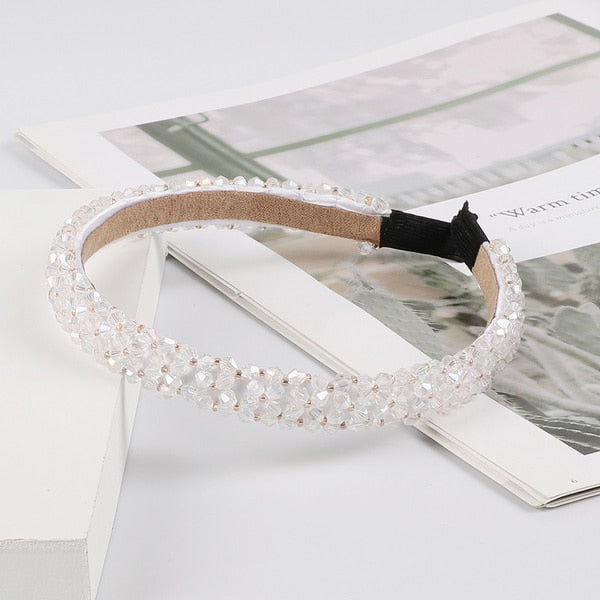 Women Girls Rhinestone Hair Band