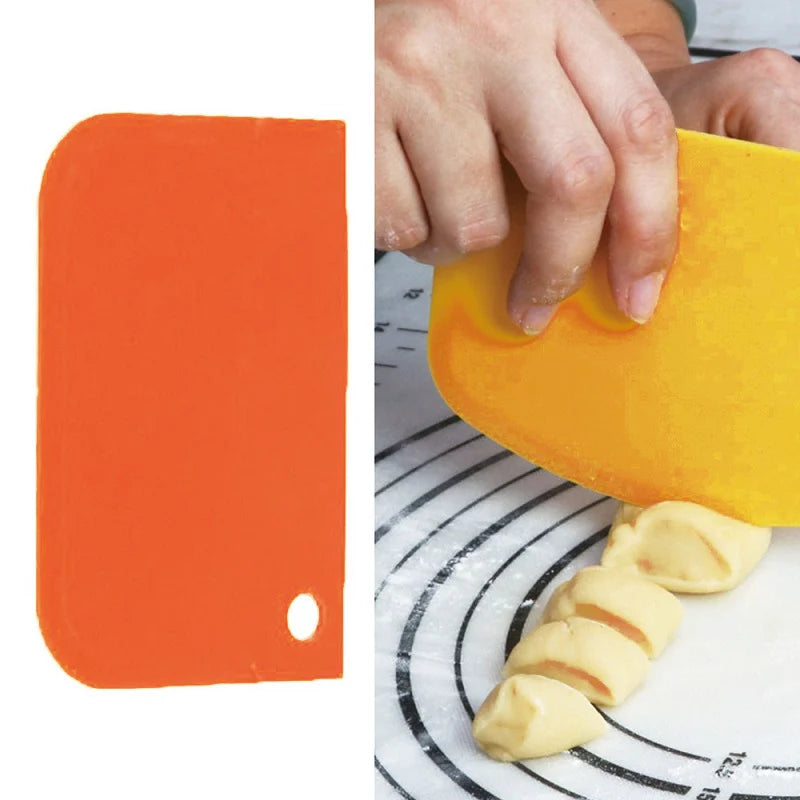 3PCs/Set Silicone Spatula Pastry, Dough, Cake Slicer - Baking Scraper
