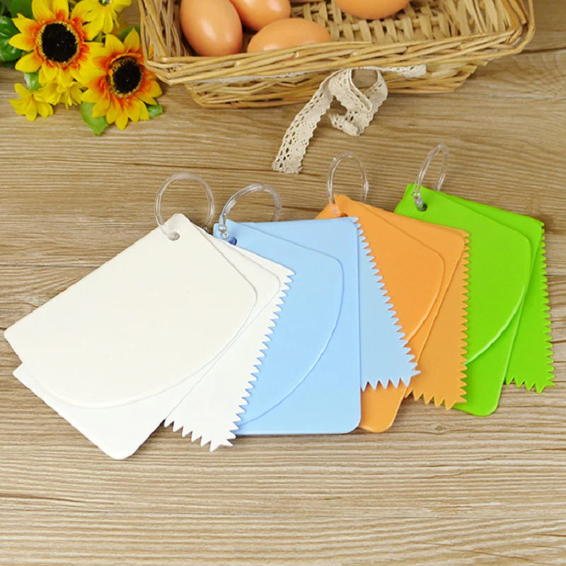 3PCs/Set Silicone Spatula Pastry, Dough, Cake Slicer - Baking Scraper