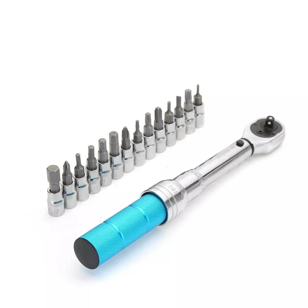 Adjustable Torque Wrench Bicycle Repair Tools Kit Set