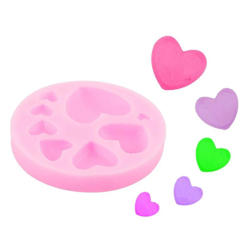 Heart Chocolate Cake Fondant Mold