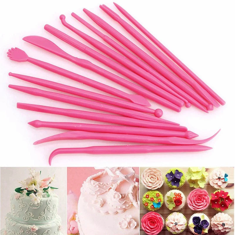 Plastic Clay Sculpting Cake Decorating Tools Set