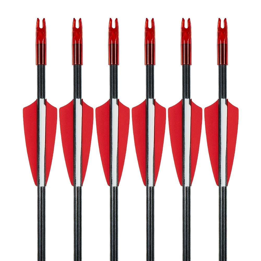 Hunting Fiberglass, Arrows Feather For Recurve Bow Archery