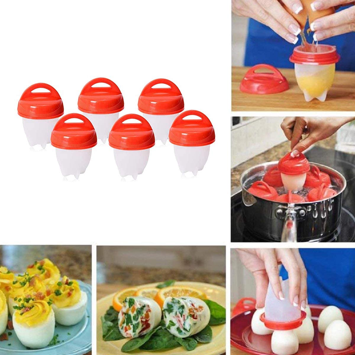 Multifunction Egg Slicers, Section Cutter Divider