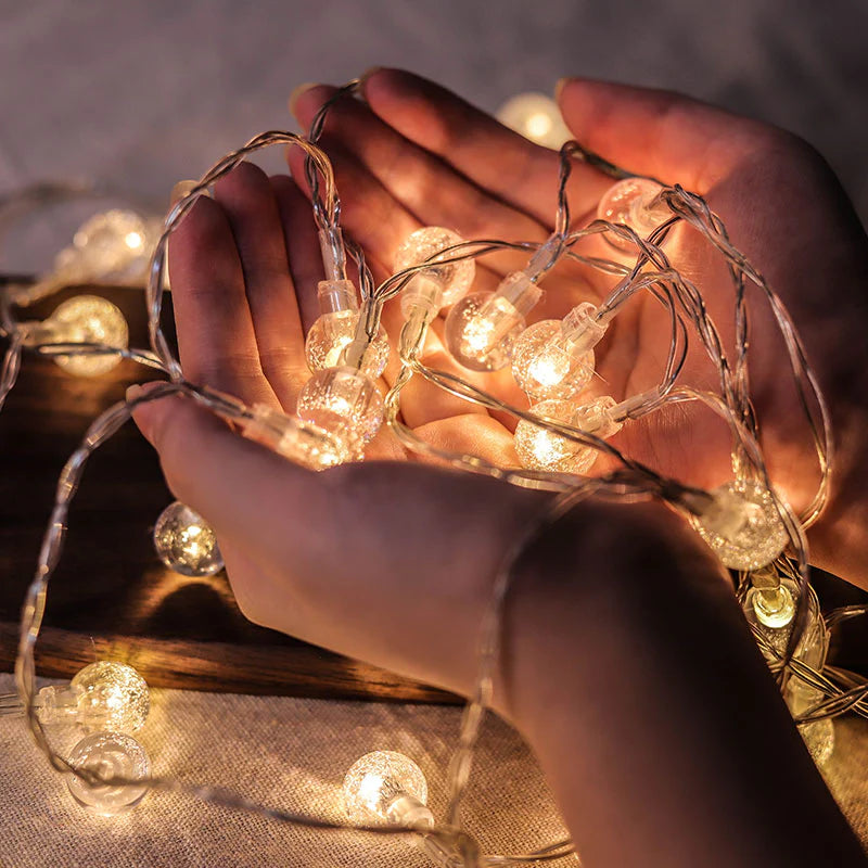 USB- Led String Lights, Fairy Gypsophila, Bubble Ball Lamp