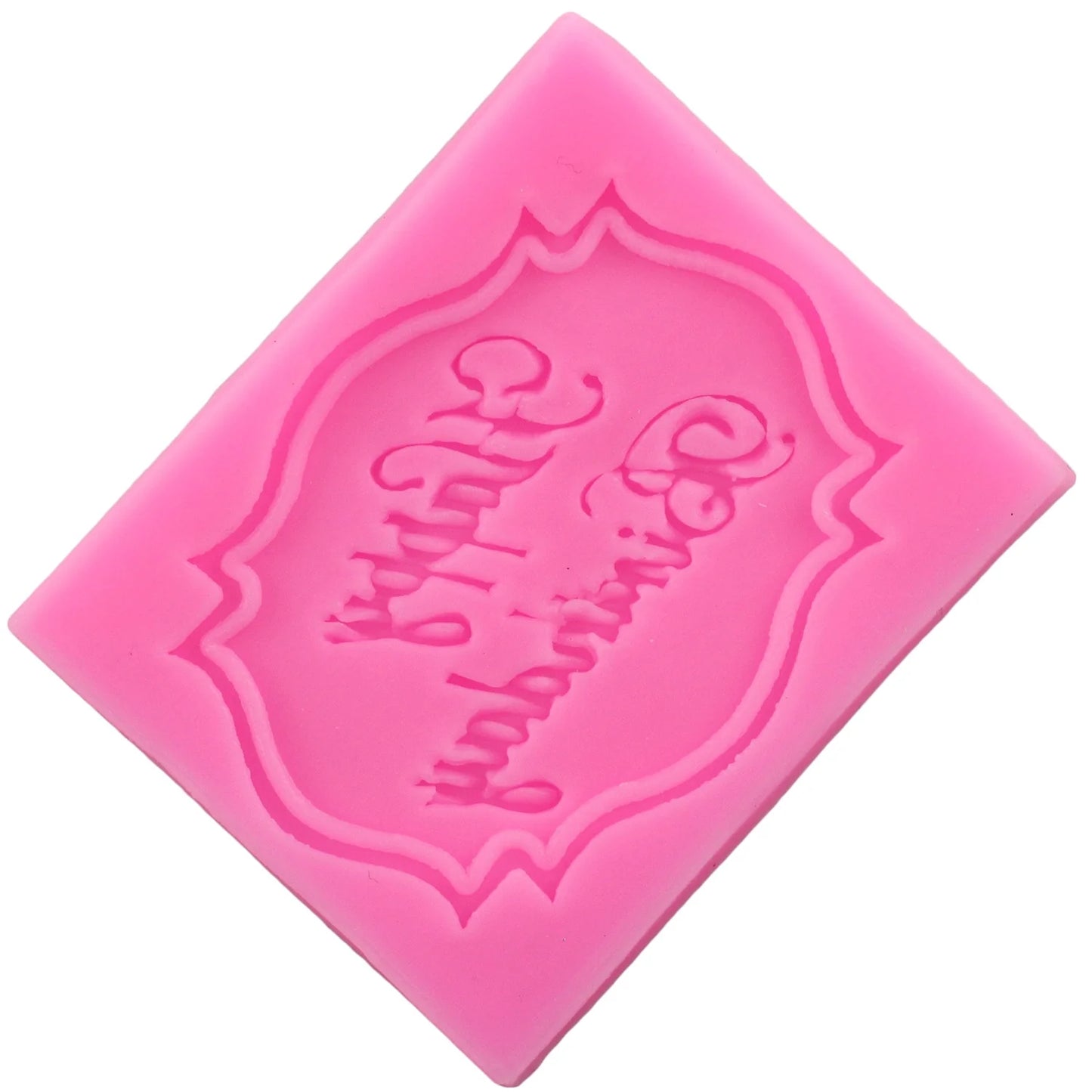 Happy Birthday Letter Form Silicone Mold