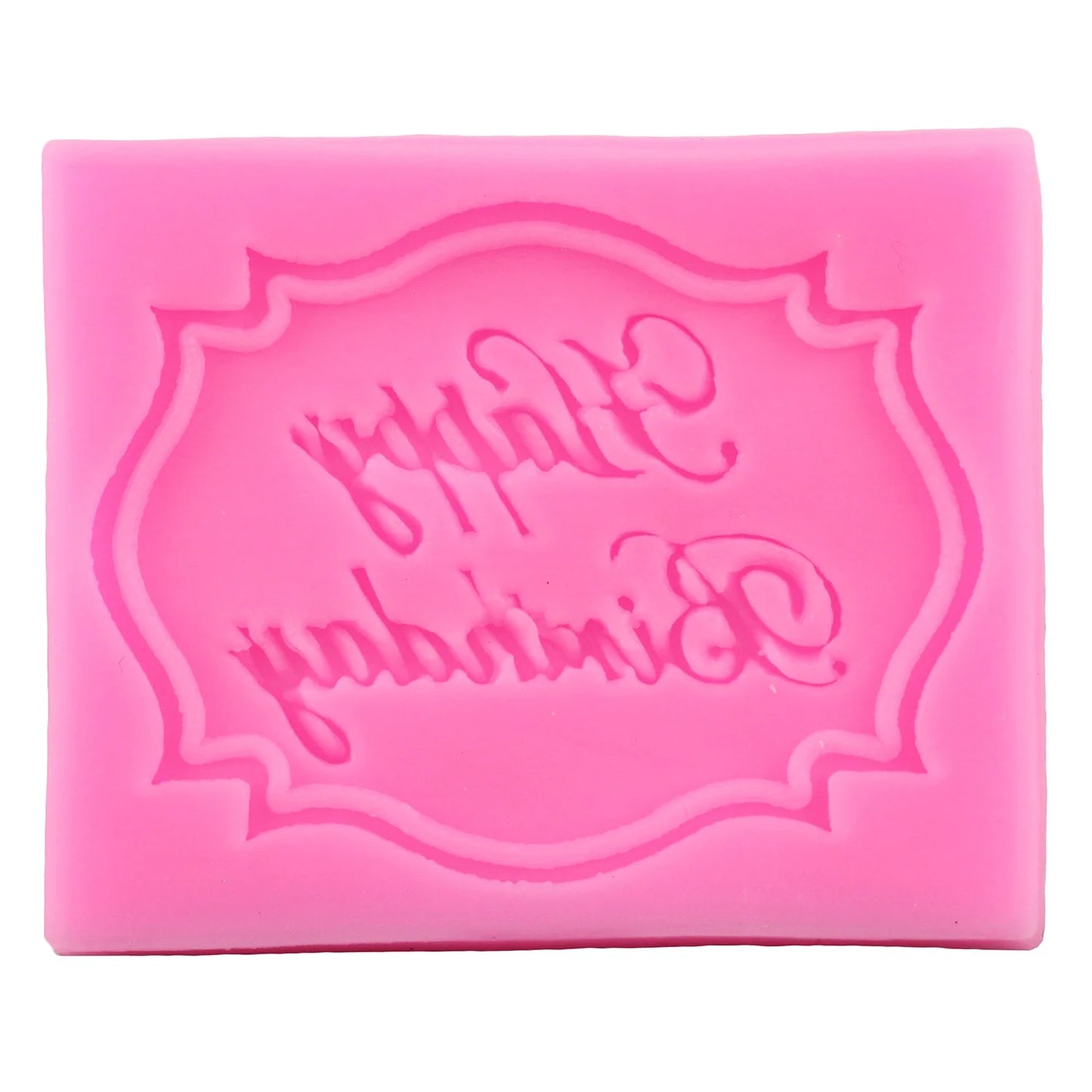 Happy Birthday Letter Form Silicone Mold
