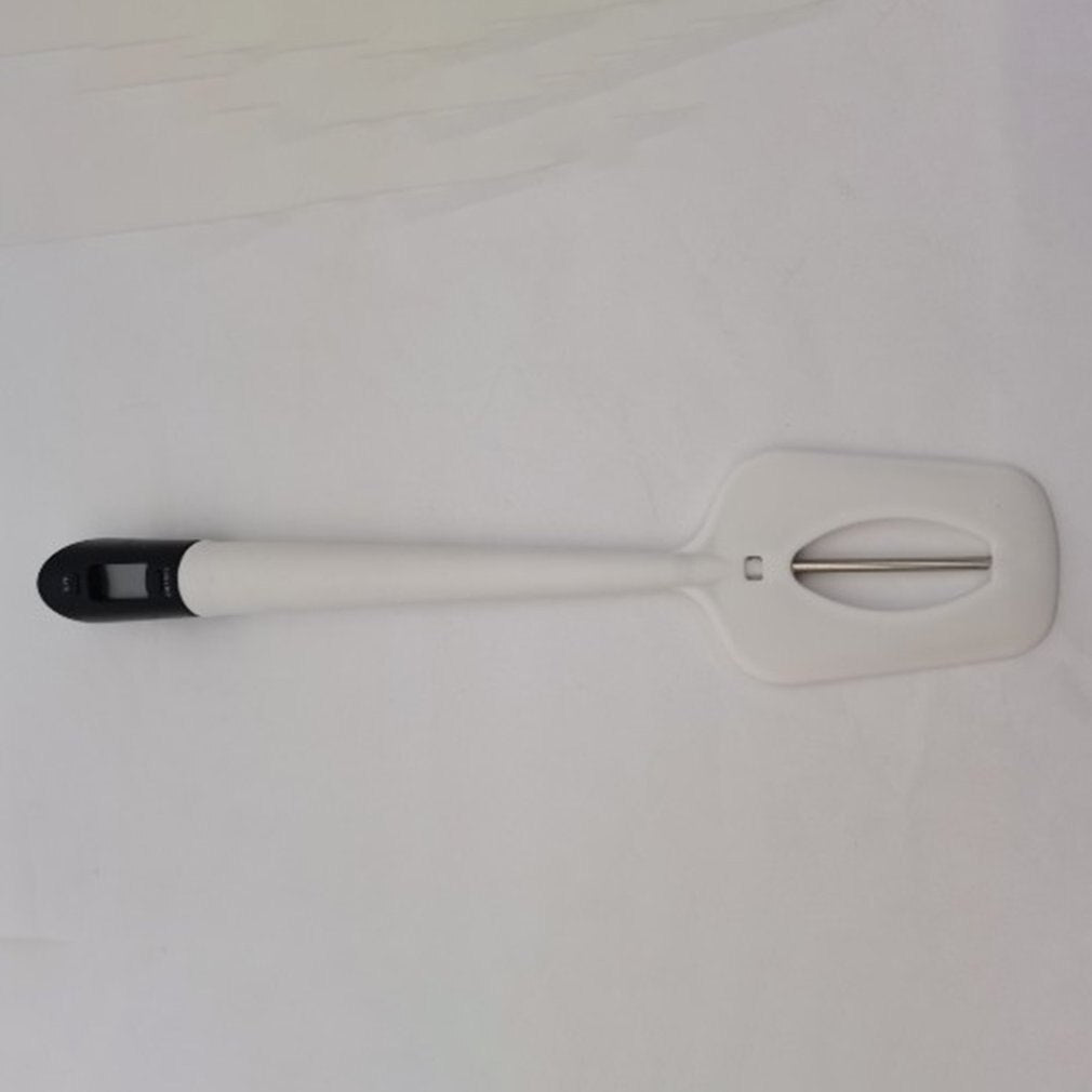 Double Use Silicone Scraper Spatula Cooking Food Thermometer