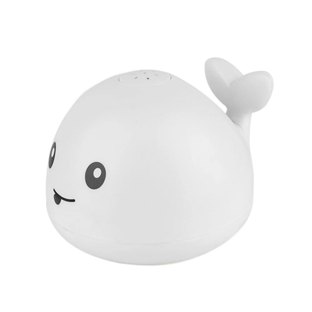 Electric Cartoon Whale Flashing Ball Baby Bath Toy