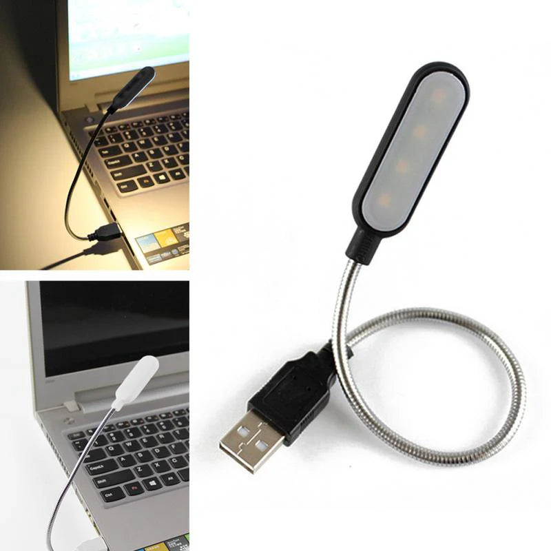 USB Foldable Night Light, Portable Notebook Power Socket Lights