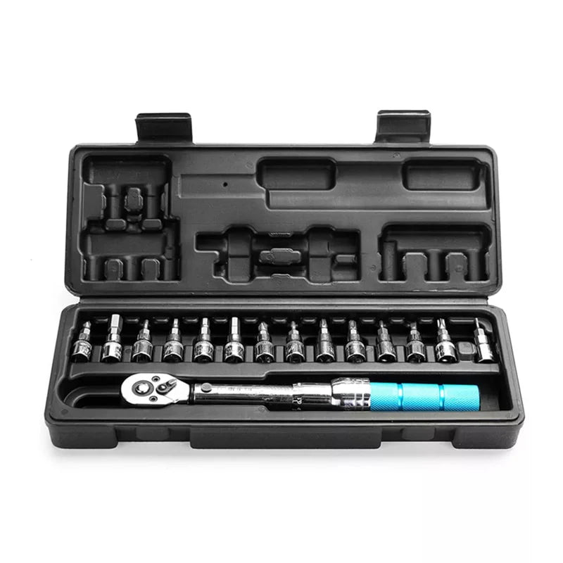 Adjustable Torque Wrench Bicycle Repair Tools Kit Set