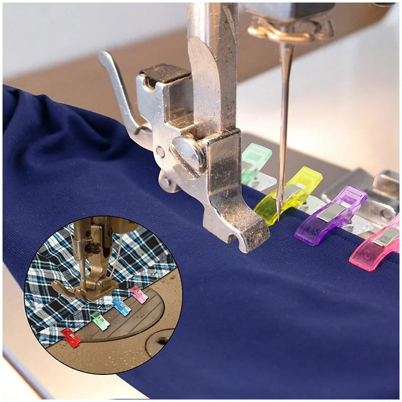 Diy Patchwork Plastic Clips Hemming Sewing Tools