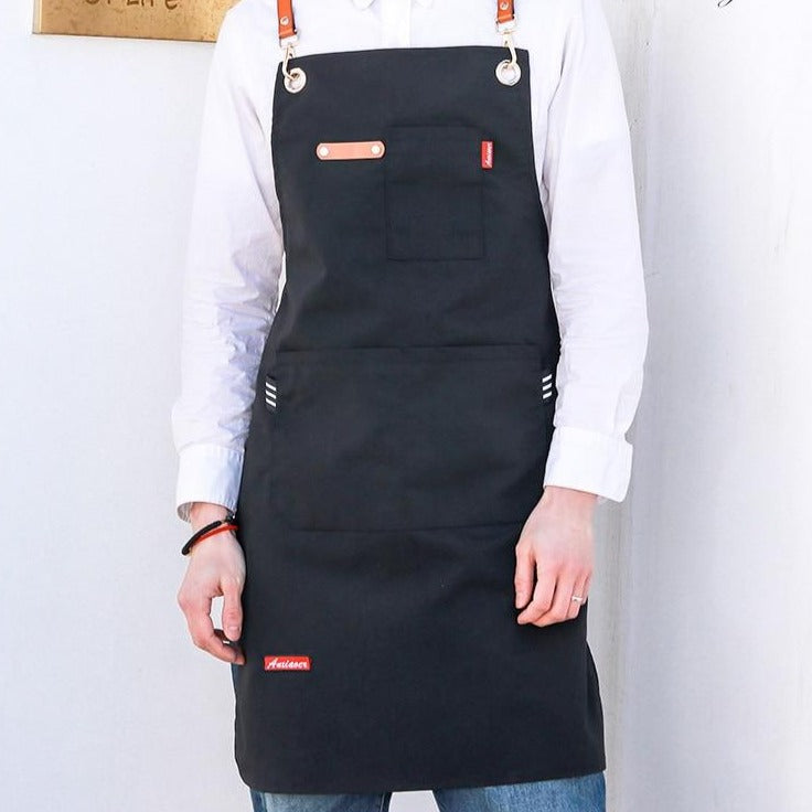 Adjustable Cooking Kitchen Aprons With Tool Pockets