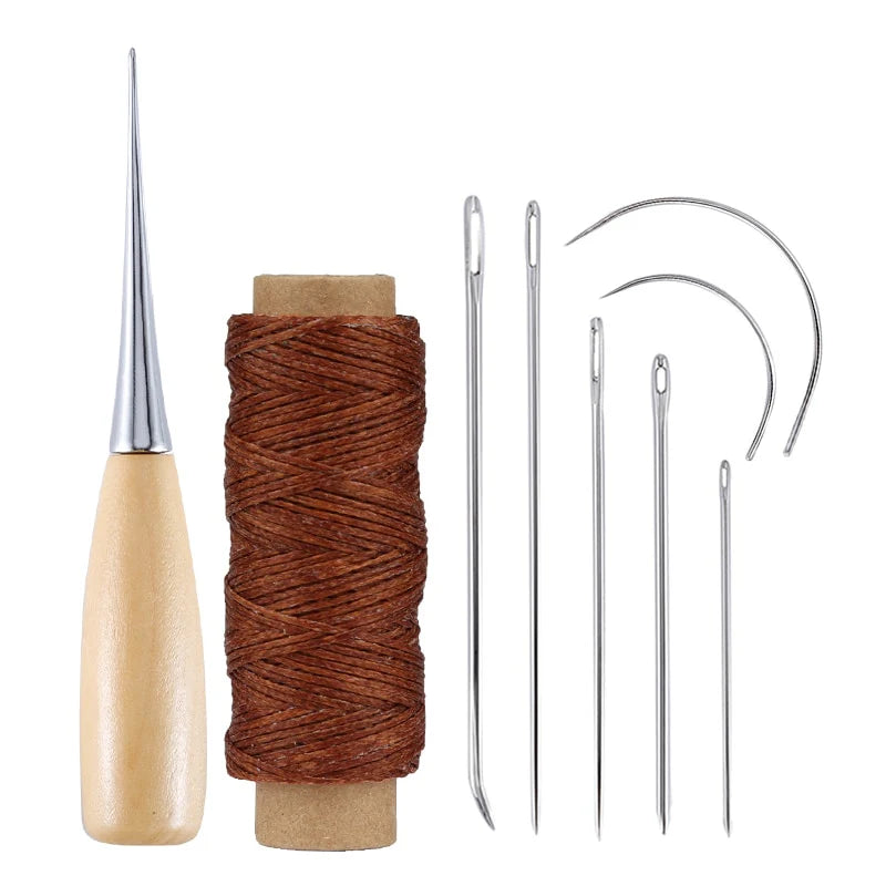 Leather Sewing Kit with Waxed Thread