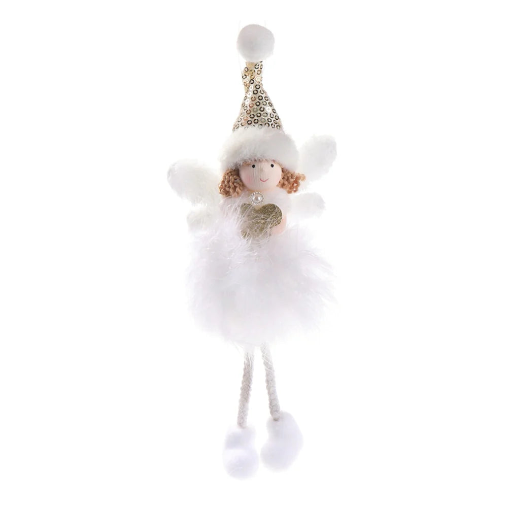 Christmas Angel Feather Dolls