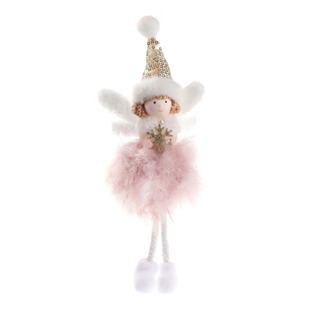 Christmas Angel Feather Dolls