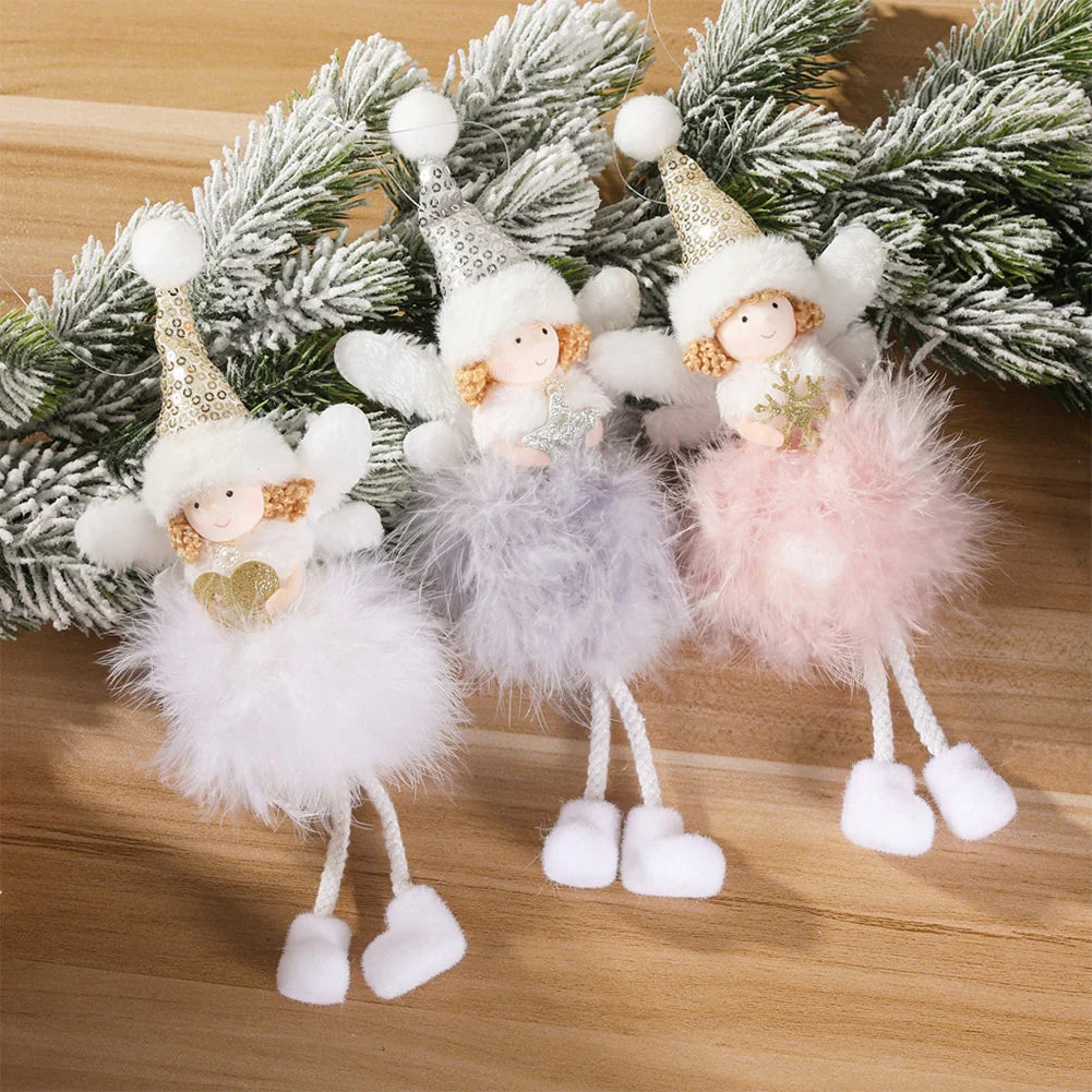 Christmas Angel Feather Dolls