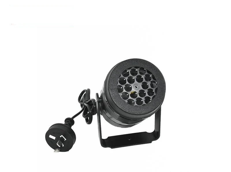 LED Stage Lights, Snowflake Light, White Snowstorm Projector Lamp