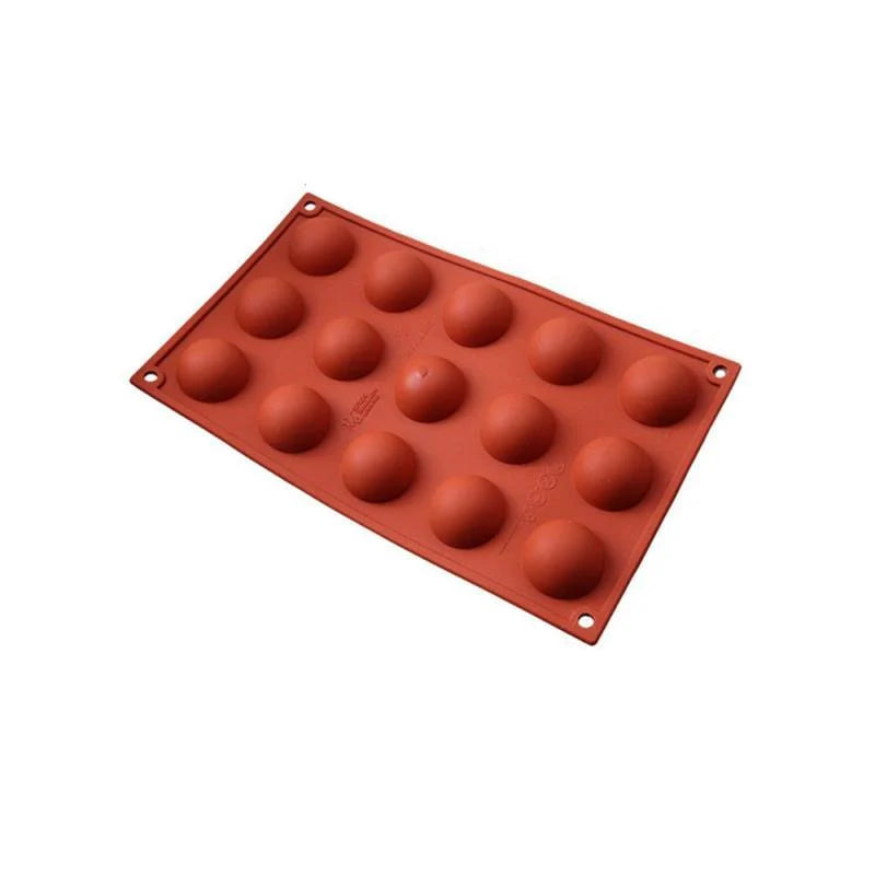 Holes Big Semi Sphere Chocolate Mold Silicone