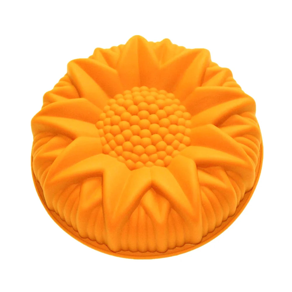 Silicone Non-stick Sunflower Design Baking Molds