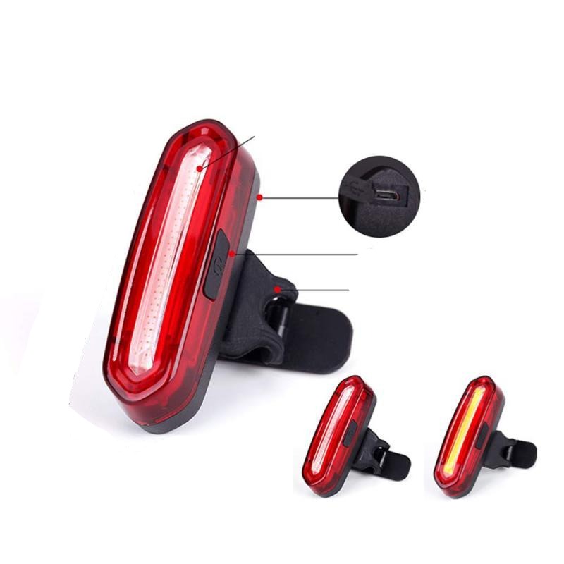 USB Rechargeable- Powerful Bicycle Rear Tail Lights, Lamp Accessories