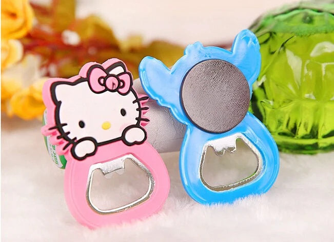 Cartoon Multifunction Silicone Bottle Opener