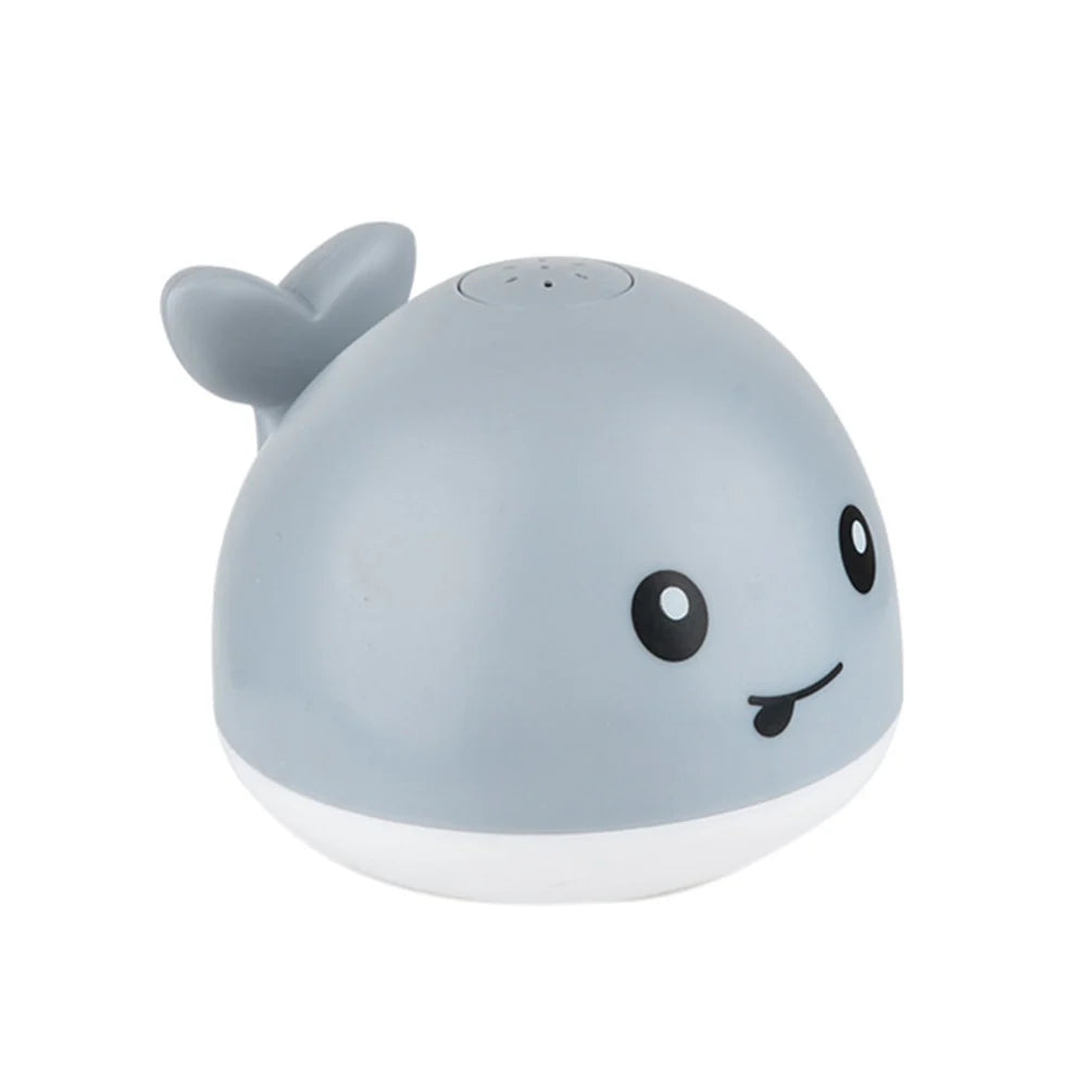 Electric Cartoon Whale Flashing Ball Baby Bath Toy