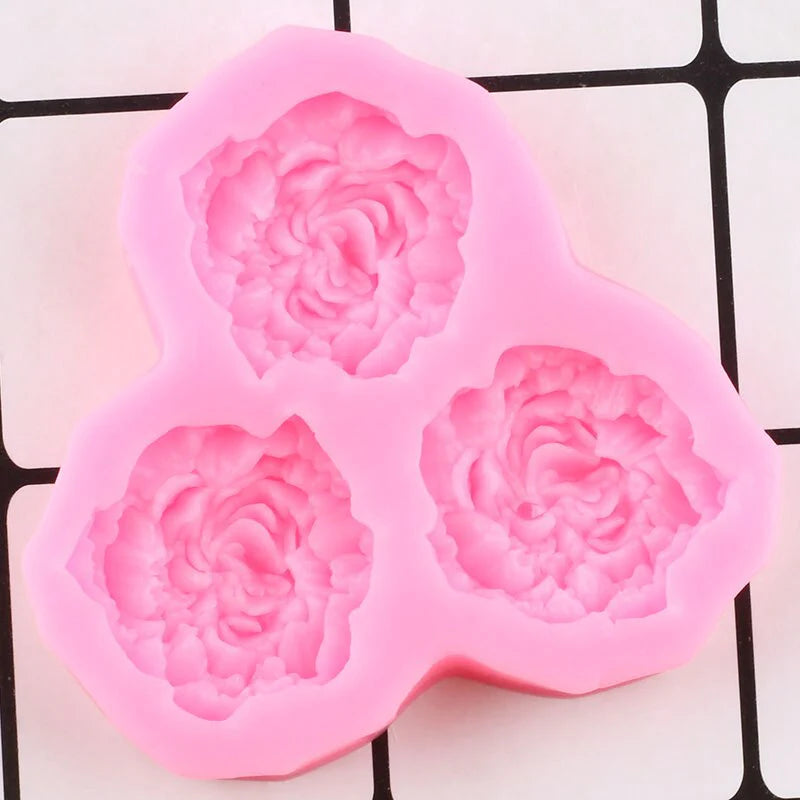 Peony Flower Silicone Molds