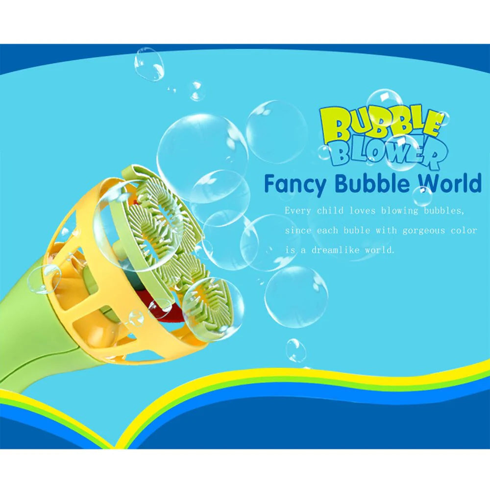 Electric Bubble Wands Machine Maker, Automatic Blower, Soap Bubbles, Children Durable Kids Toys