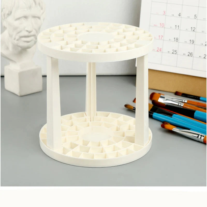 Paint Brushes 49 Holes Pen Rack Display Stand/Holder - Watercolor Painting Brush Pen Holder