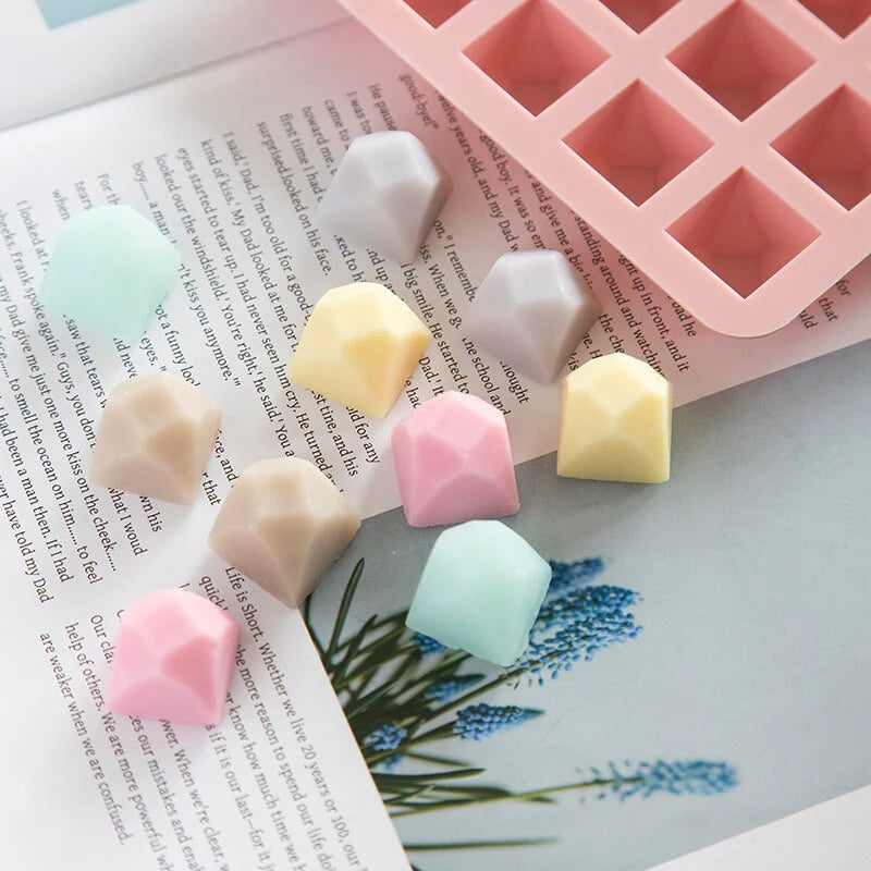 Polygon Silicone Handmade DIY Soap Mold for Chocolate Cake Cookie