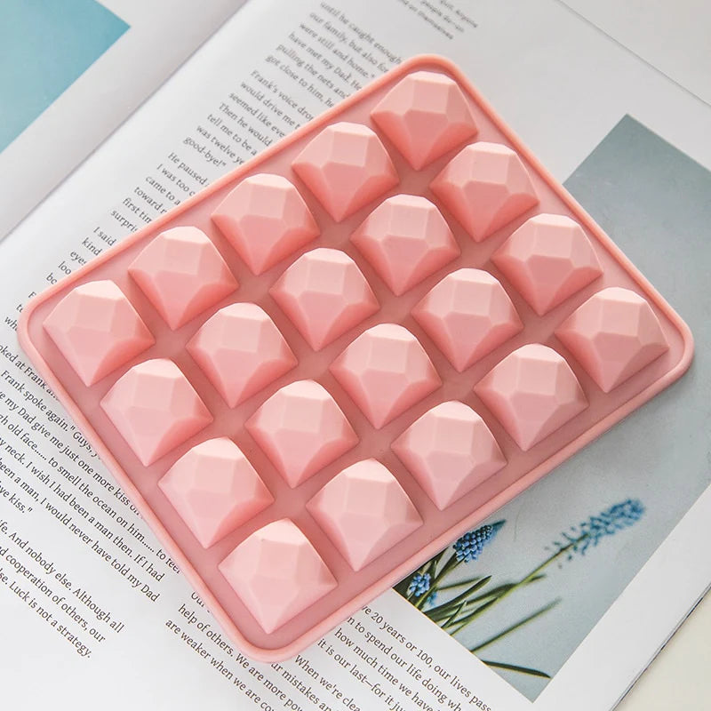 Polygon Silicone Handmade DIY Soap Mold for Chocolate Cake Cookie