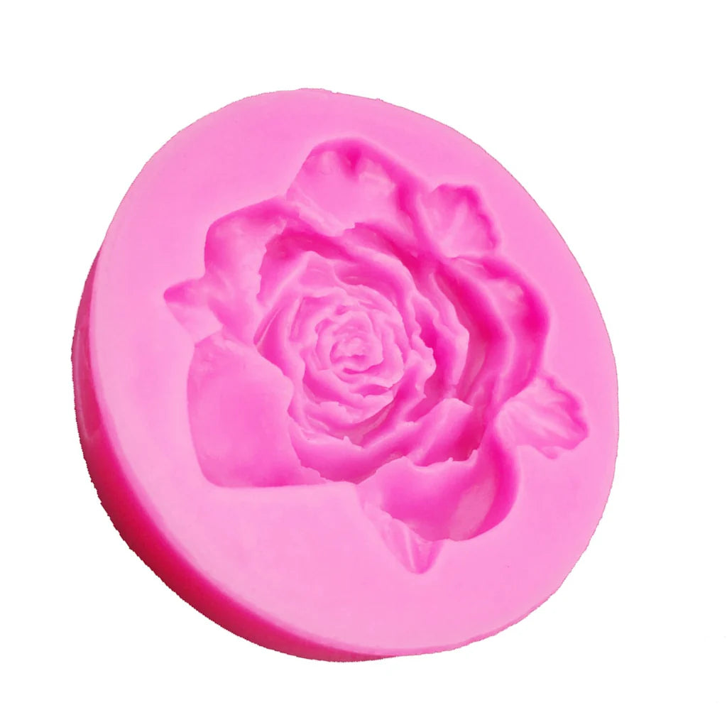 Roses Flowers chocolate wedding cake decorating, baking fondant silicone mold Clay